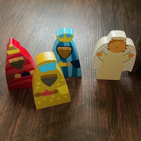 🎄Christmas Wooden Nativity Scene 14 Piece Play set for Babies/Toddlers - Picture 3 of 4